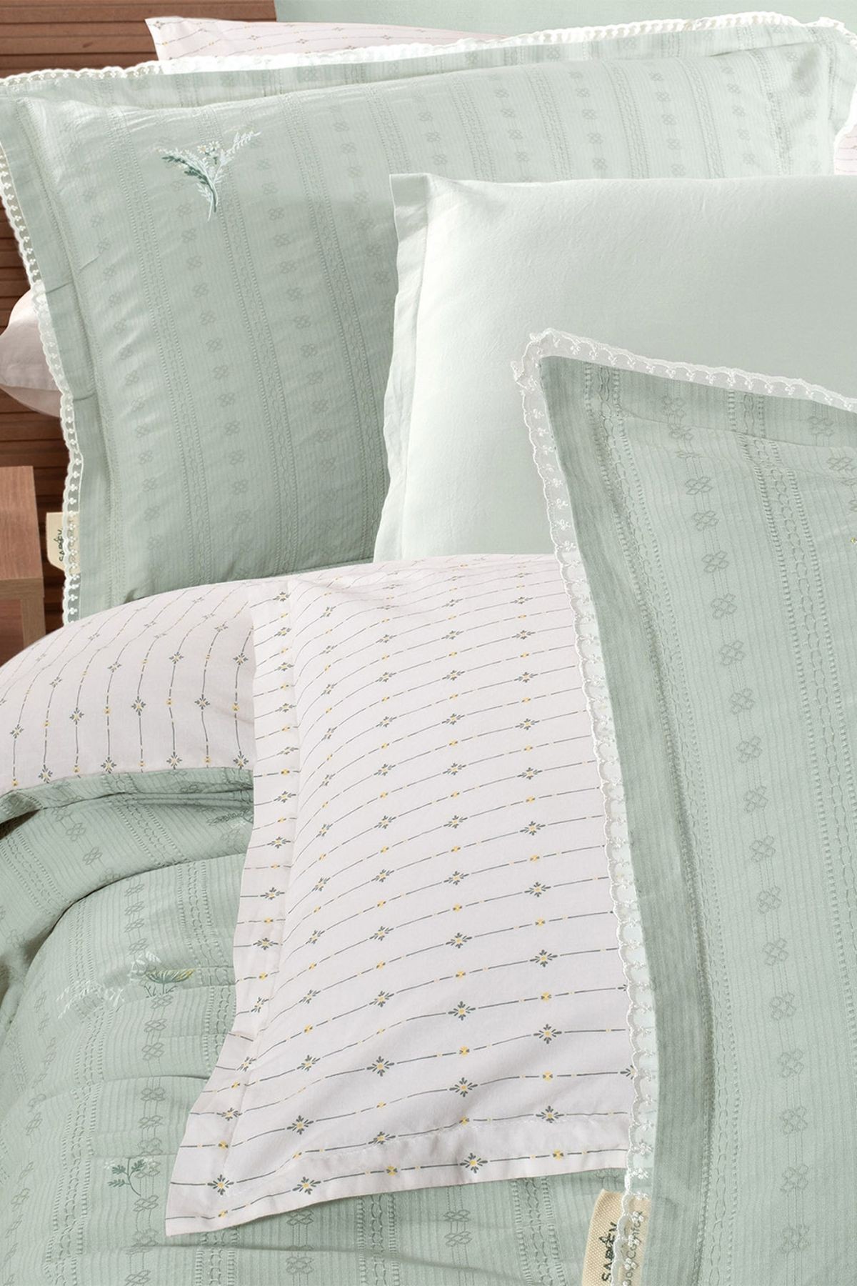 Gracia King Size (Battal Boy) %100 Pamuk Mood Comfort Nevresim Takımı