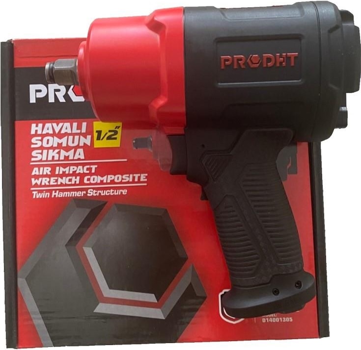 Prodht 1/2" Havalı Somun Sıkma Çift Çekiç D14001305