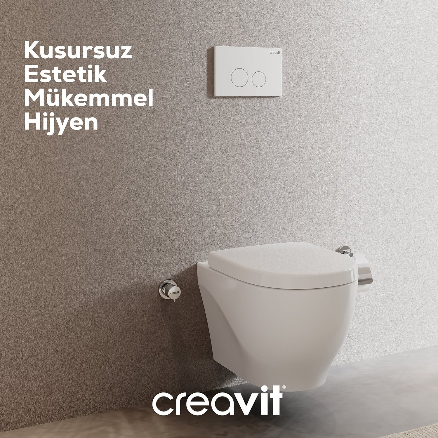 Terra Parlak Krom Kaplama Kumanda Paneli