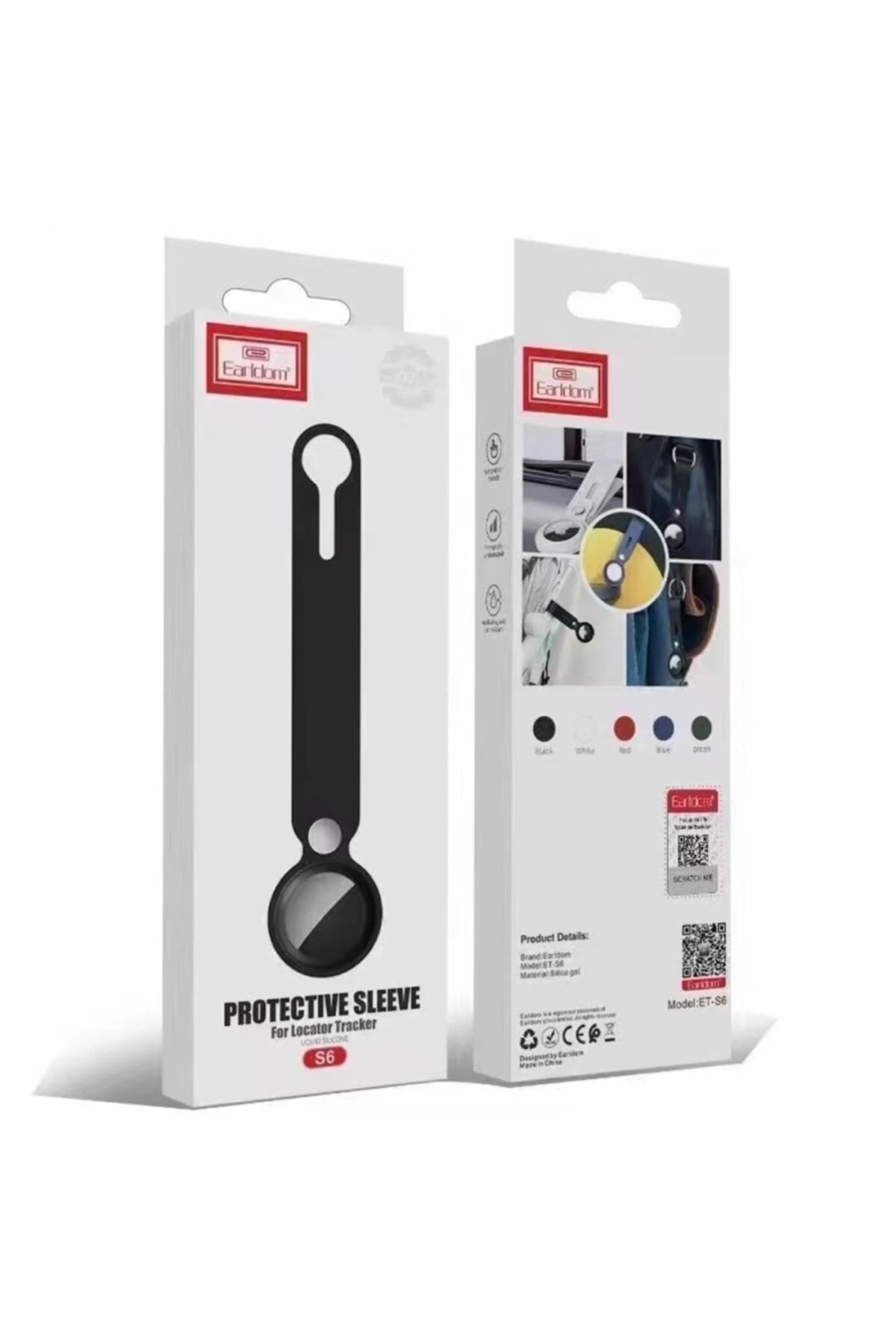 AirTag Kopçalı Taşıma Kılıfı Evcil Hayvan Bagaj Çanta Araç Çocuk Anahtarlık