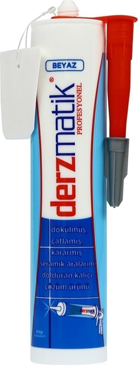 Profesyonel Derz Dolgu 450 gr Beyaz 2 Adet 1 Adet Tabanca