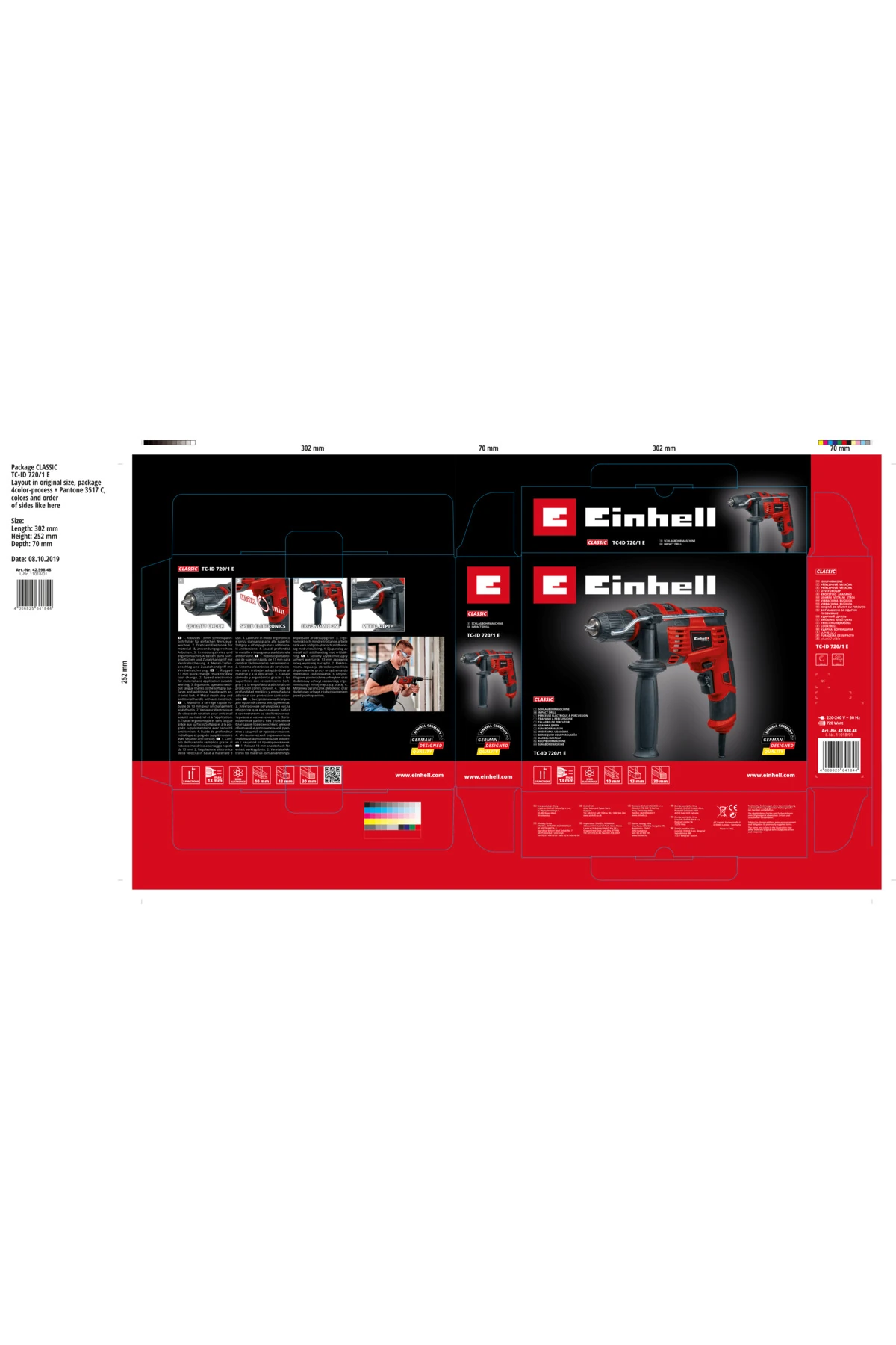 Tc-ıd 720/1 E, Darbeli Matkap - 4259848