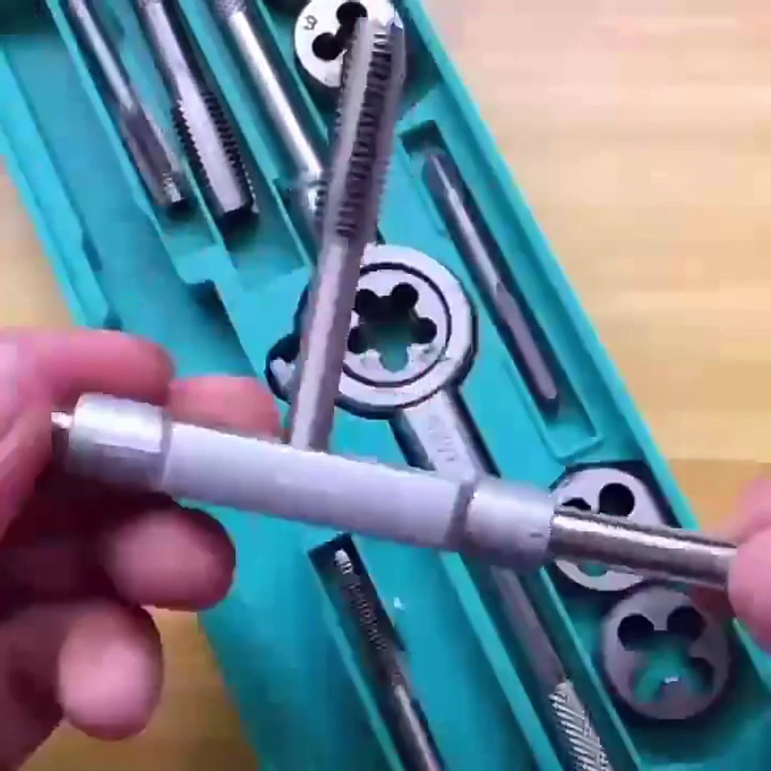 20 Parça Klavuz Pafta Seti Metrik Set M3-m12 Arası 20li Takım