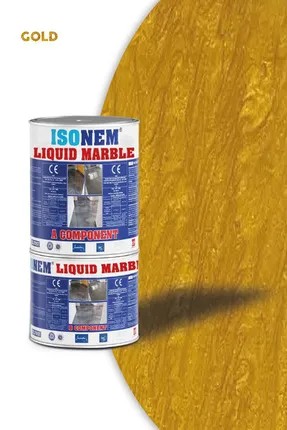 İsonem Liquid Marble Sıvı Mermer 1 kg M10 Gold
