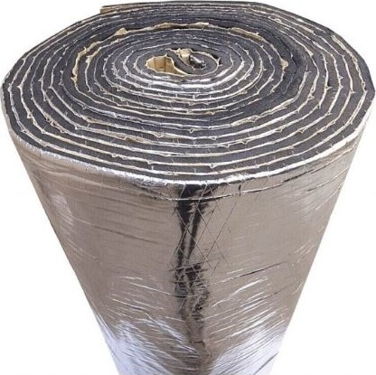 Yeshılls Oto Ses Isı Yalıtım Malzemesi Folyolu Sünger Yapışkanlı 10 mm Kalın 1 m x 1 m