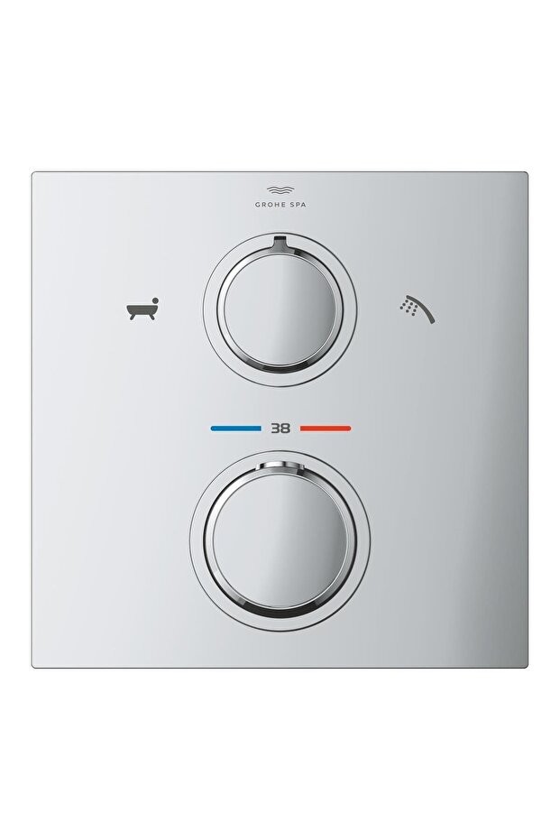 Allure 2 Yönlü El Duşu/Banyo Dolgusu İle Ankastre Kurulum İçin  Termostat 19446002