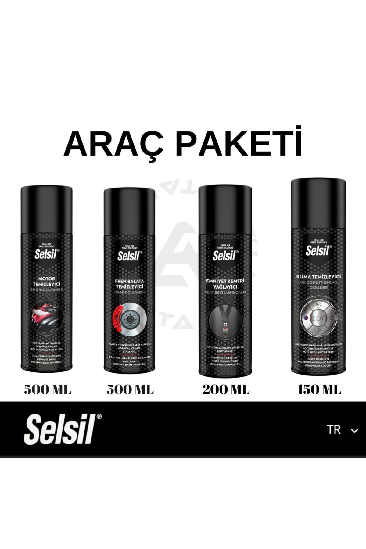 SELSİL MOTOR TEMİZLEME+FREN BALATA+KEMER YAĞLAYICI+KLİMA TEMİZLEME