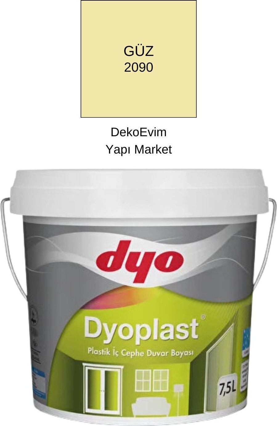 plast Plastik Iç Cephe Duvar B. Güz 7,5 Lt.