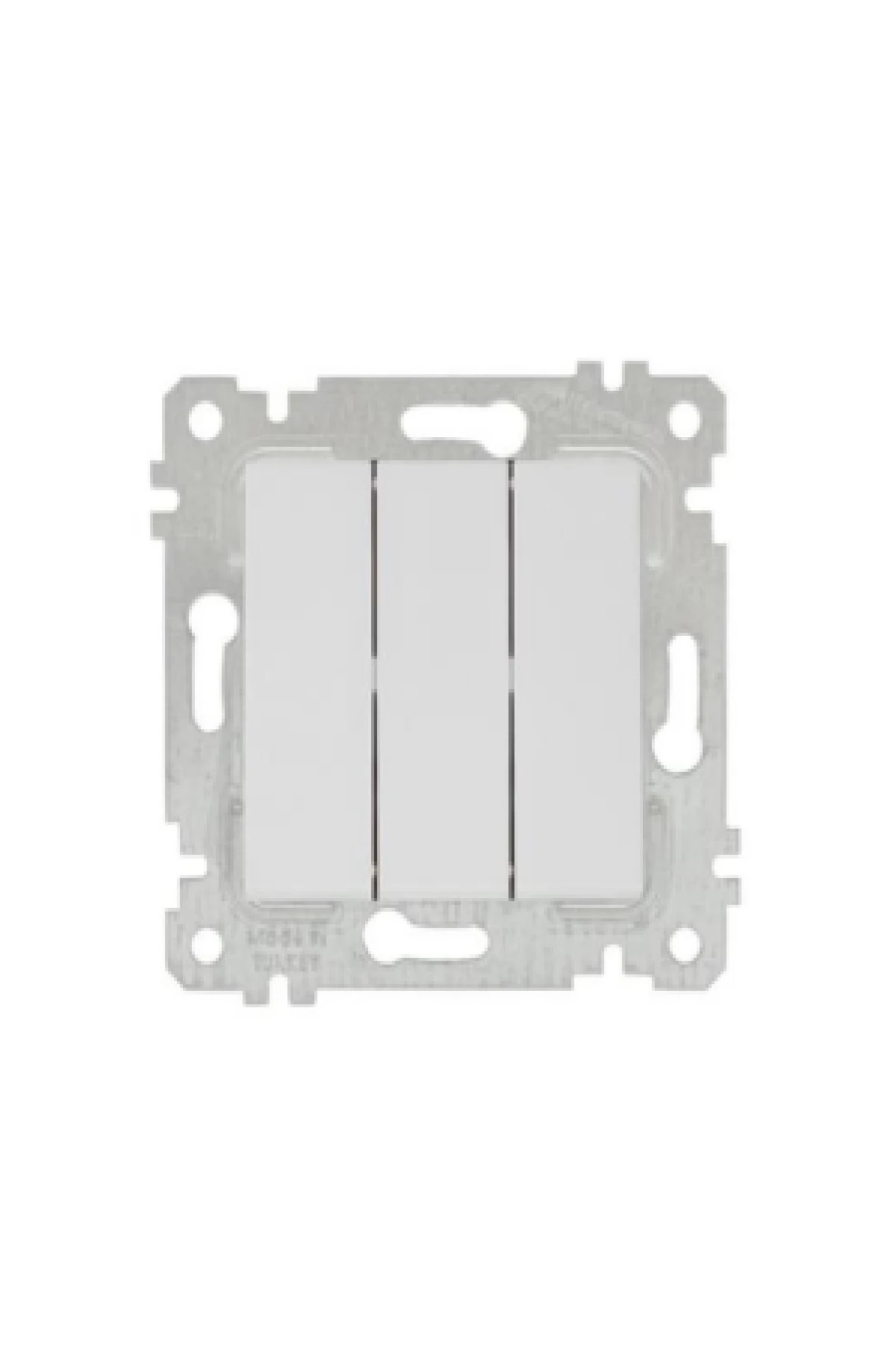 RİTA MEK TUŞ ÜÇLÜ ANAHTAR (VİDALI) BEYAZ