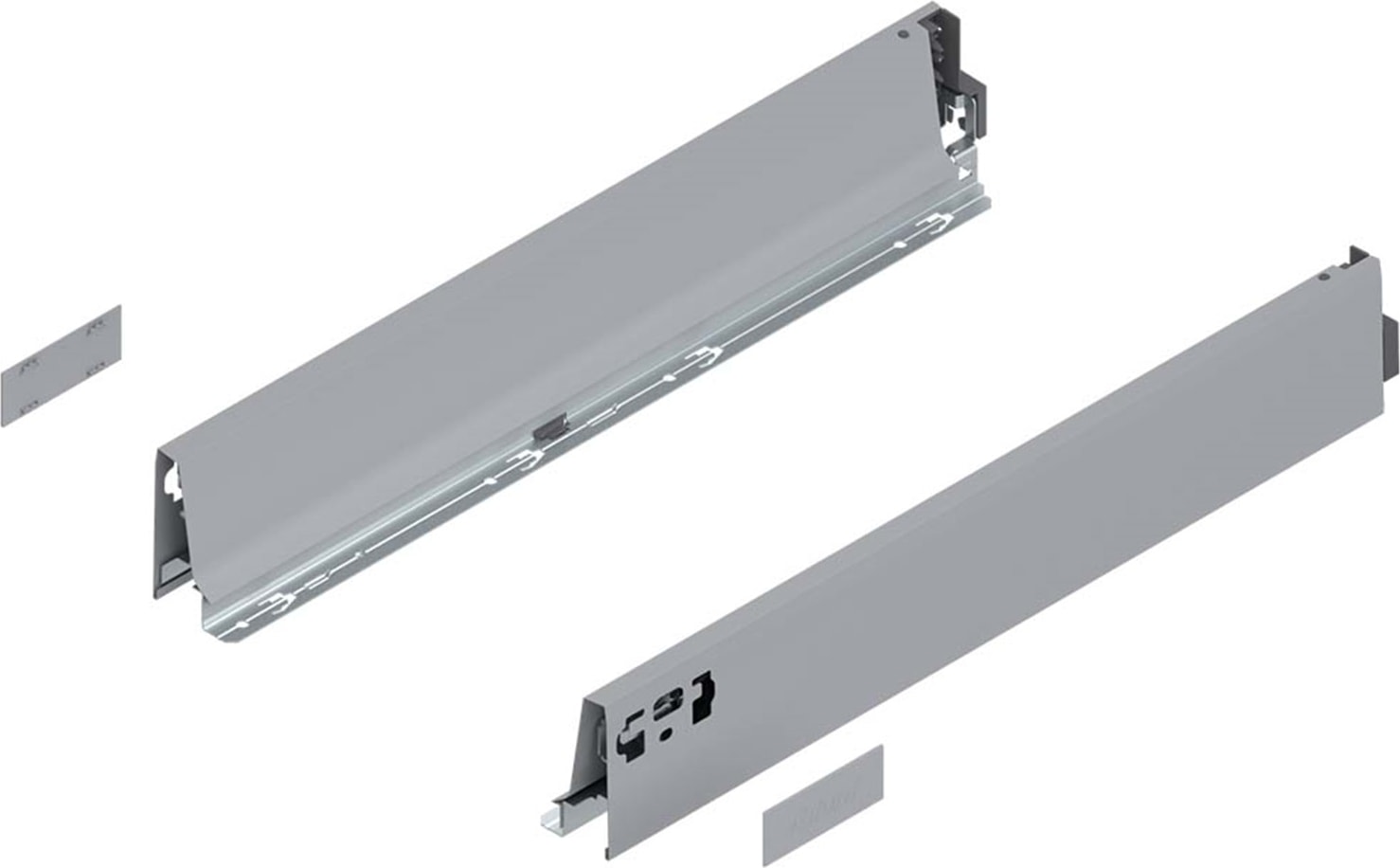 378M5002 Tandembox Intivo/antaro Için Sağ-Sol Takım Gri 500 mm