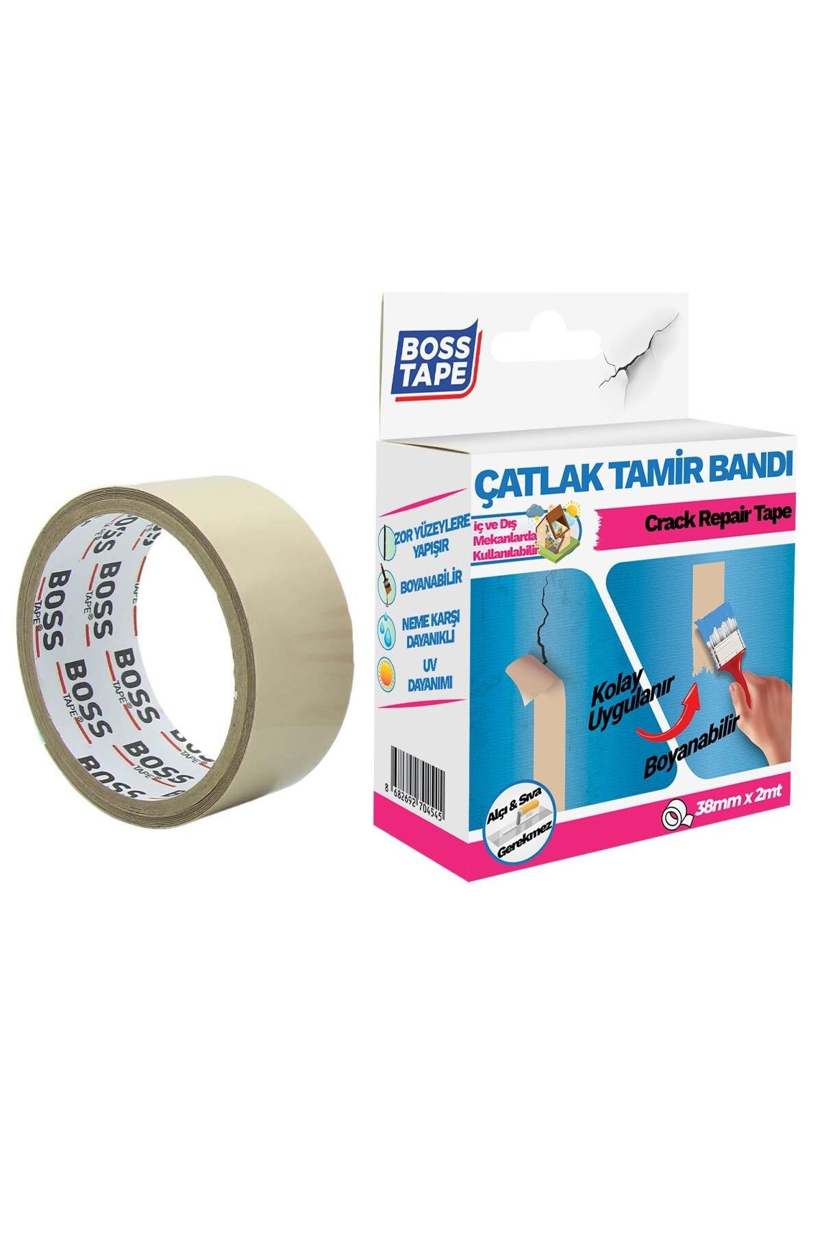 OZKUVVET Duvar Pencere Pervaz Su Sızıntısı Çatlak Kapama Bandı Çatı Oluk En:38mm Boy:2mt