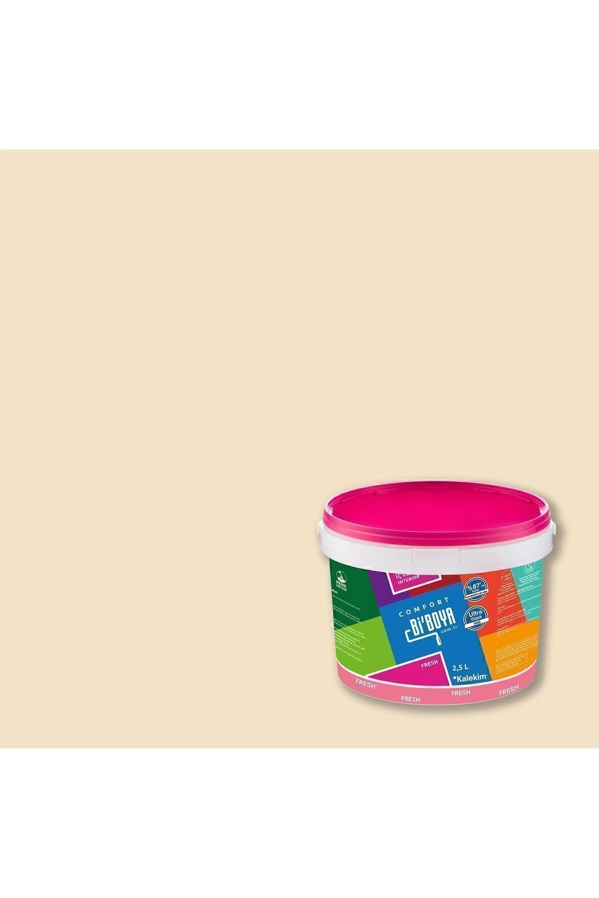 Ultra Düşük Voc Içerikli Boya 2.5 Lt Fildişi