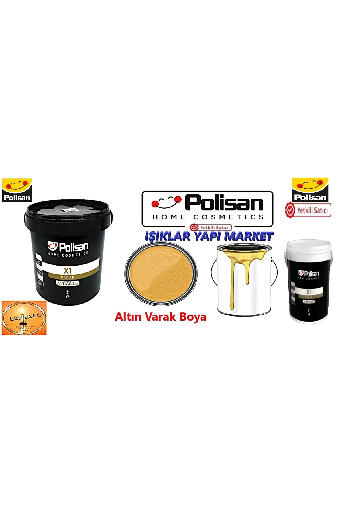 Altın Varak Boya -X1 Antiaging -Su Bazlı -0,70 Litre
