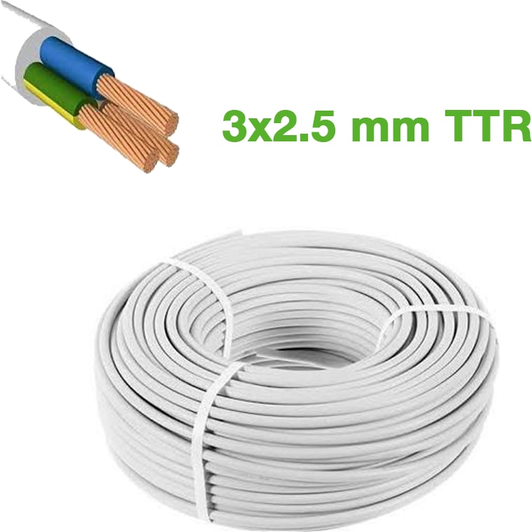 Ttr 3x2.5mm Kablo 100MT Cca Kablo (4989)