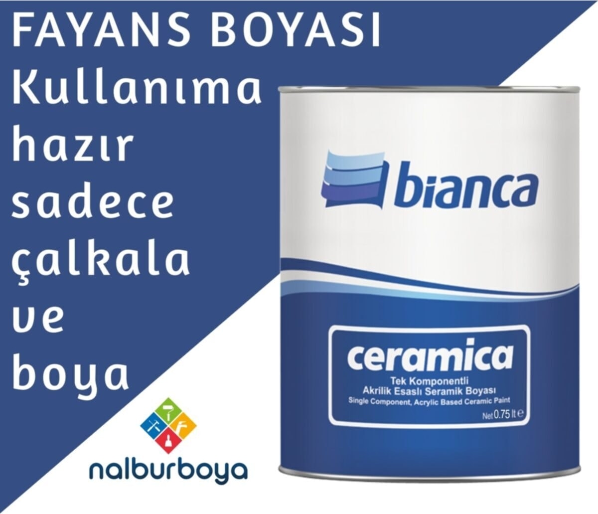 Fayans Boyası Kullanıma Hazır Ceramica 2,5 Lt