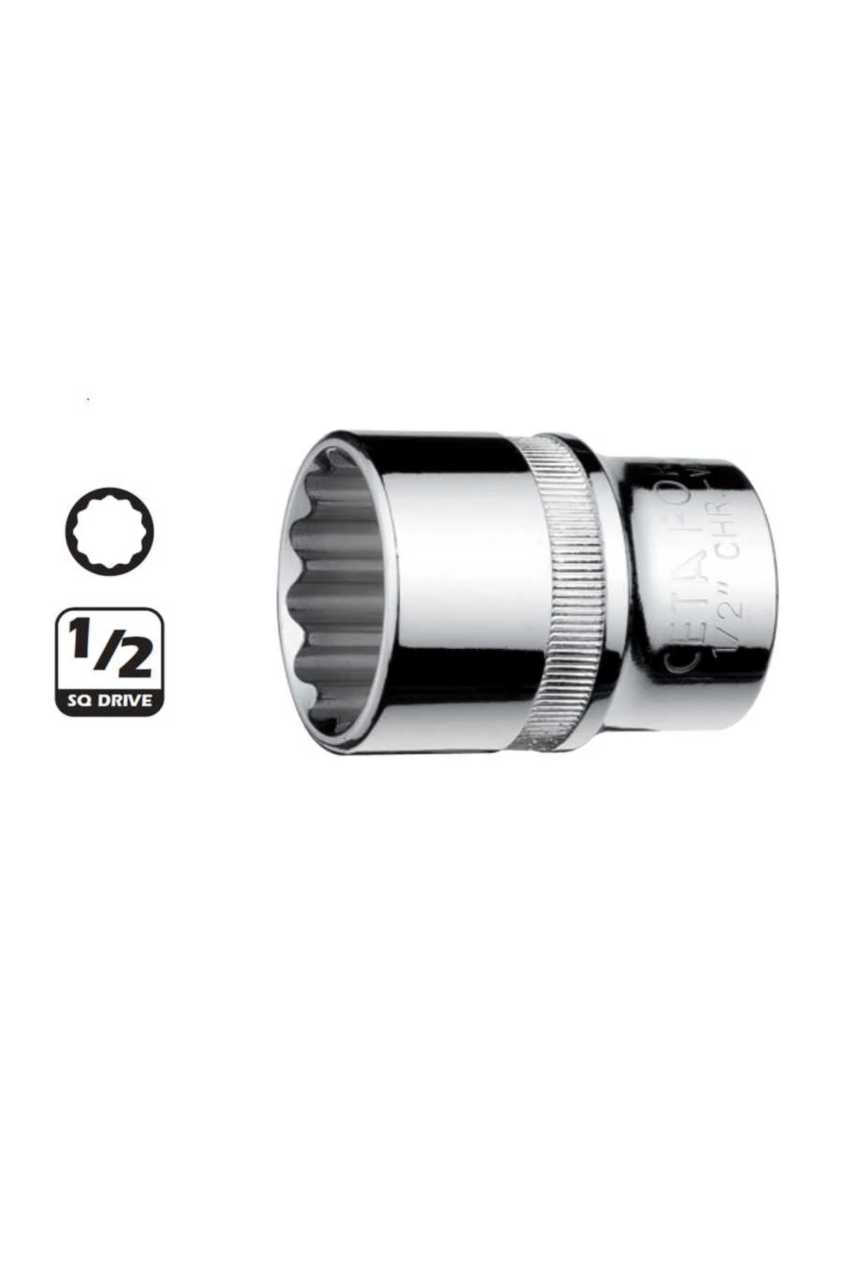 C22-B25 25 Mm 1/2” 12 Köşe (Yıldız) Lokma Anahtar - C22-B25