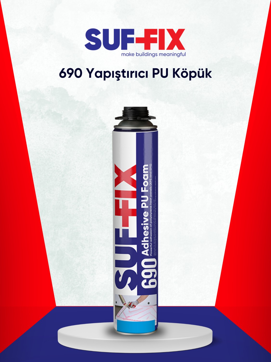 690 B1 Yangın Dayanımlı Pu Montaj Köpüğü 750 ml – Tabancalı