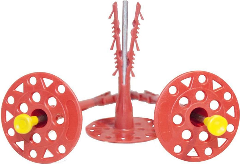 OZKUVVET Çelik Taş Yünü Mantolama Dübeli 9,5 - 11,5 cm (50 Adet)