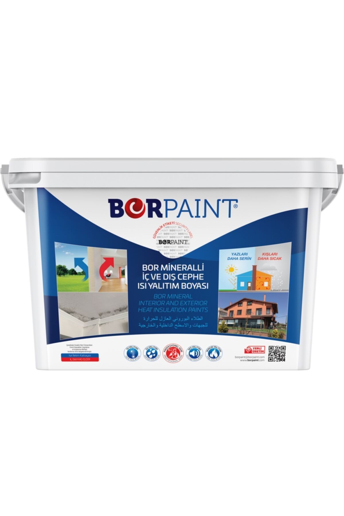 Iç Ve Dış Cephe Isı Yalıtım Boyası 10 Kg