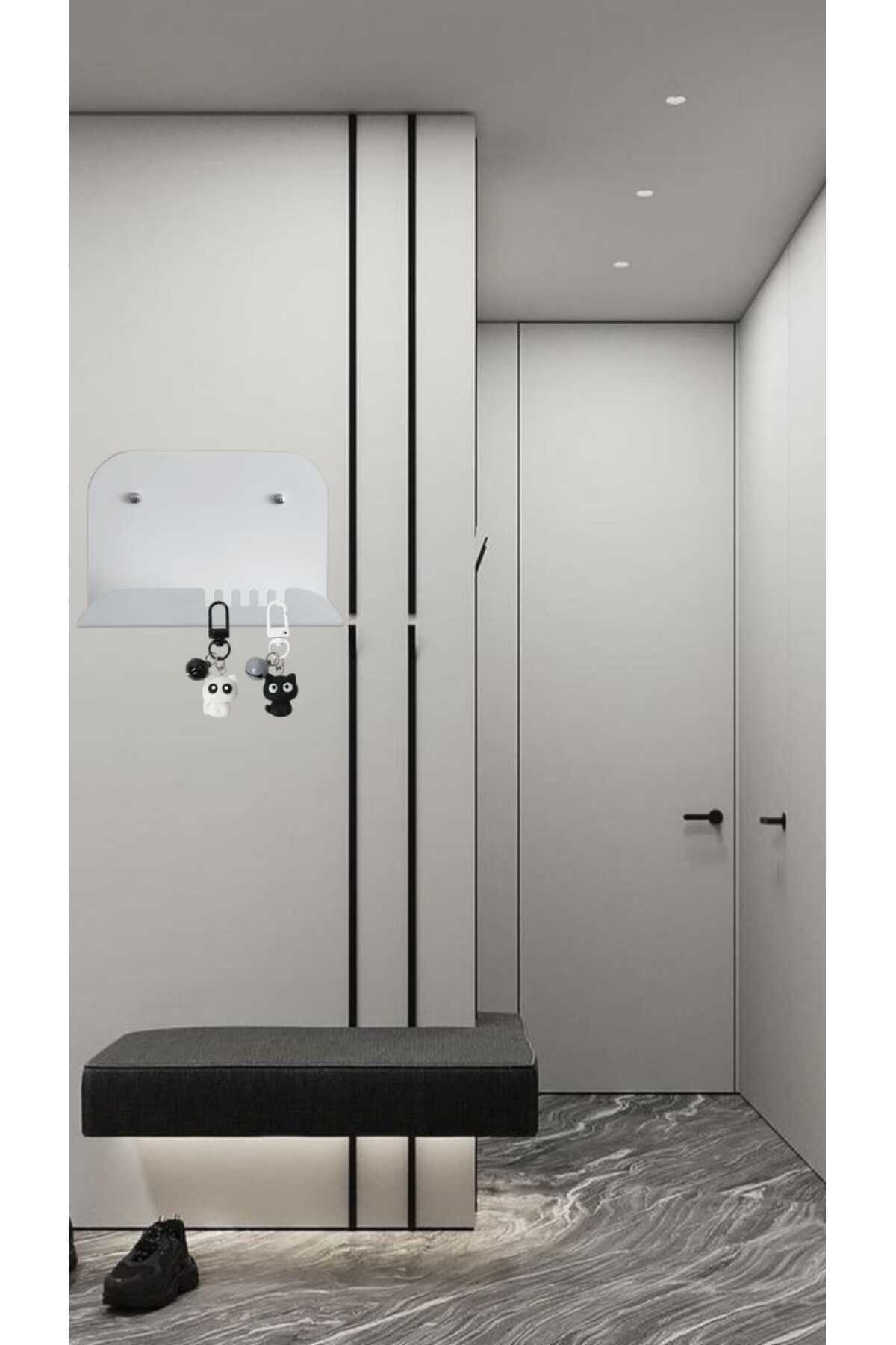 Dekoratif Metal Anahtarlık Anahtar Askılığı Duvar Askılığı Antre Anahtar Askısı