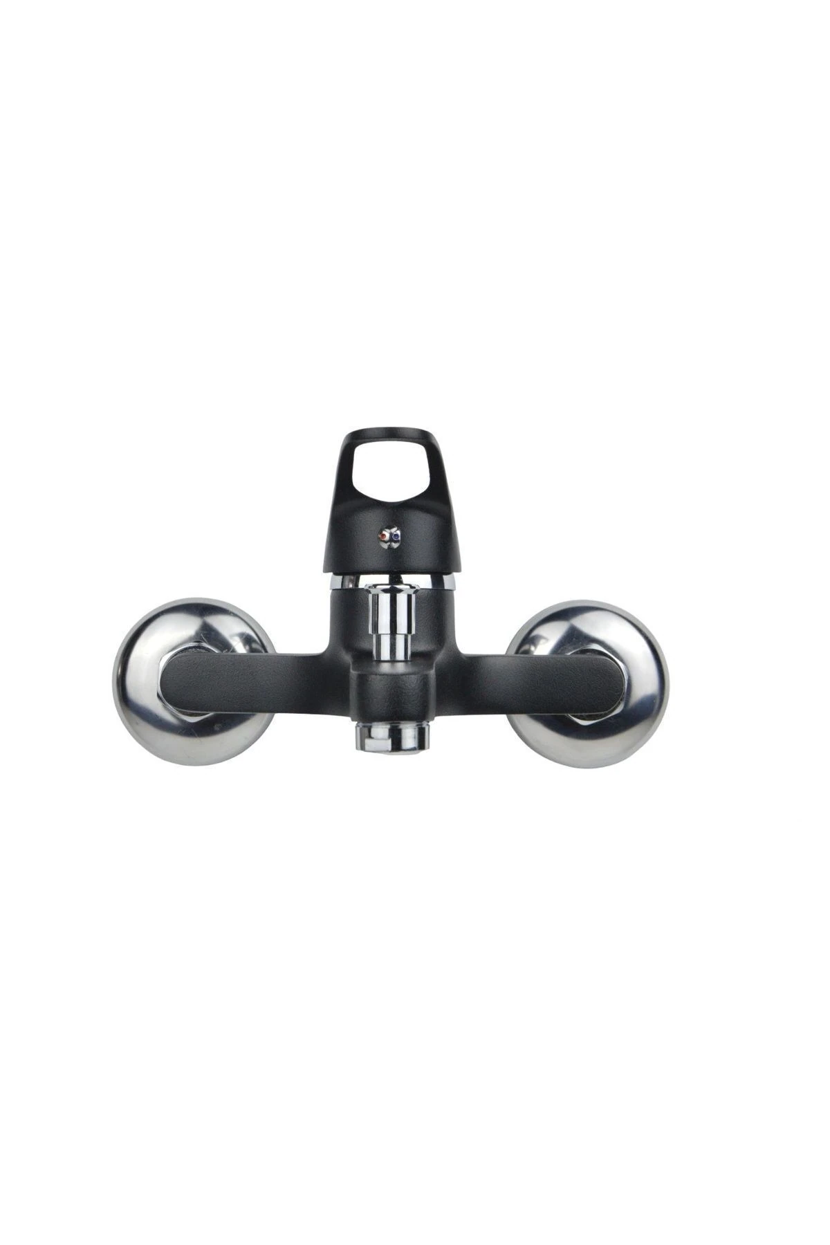 Siyah Tepe Yağmurlama Siyah Robot Seti Ve Siyah Banyo Bataryası Mix-2'li Set Damla Siyah Serisi