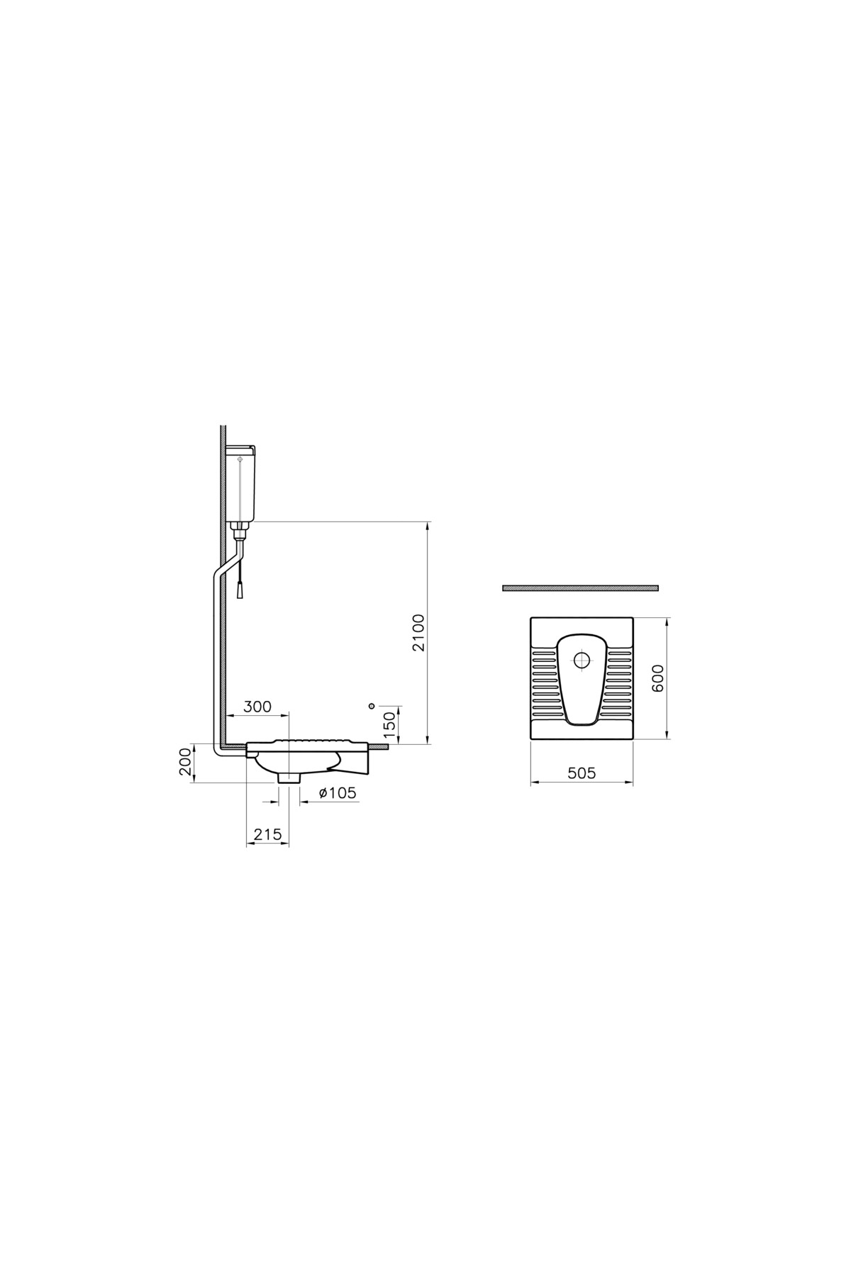 Arkitekt Hela Taşı , Alaturka Tuvalet Taşı 5952l003-0054