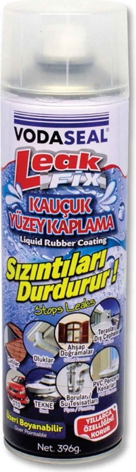 Su Geçirmez Sızdırmaz Sprey Kauçuk Kaplama Izolasyon 396 gr (Şefffaf)