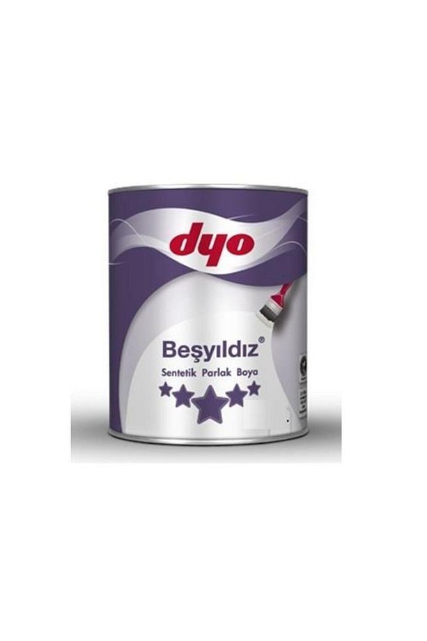 Beşyıldız Sentetik Parlak Ahşap Ve Metal Boyası 0.75 Lt Beyaz