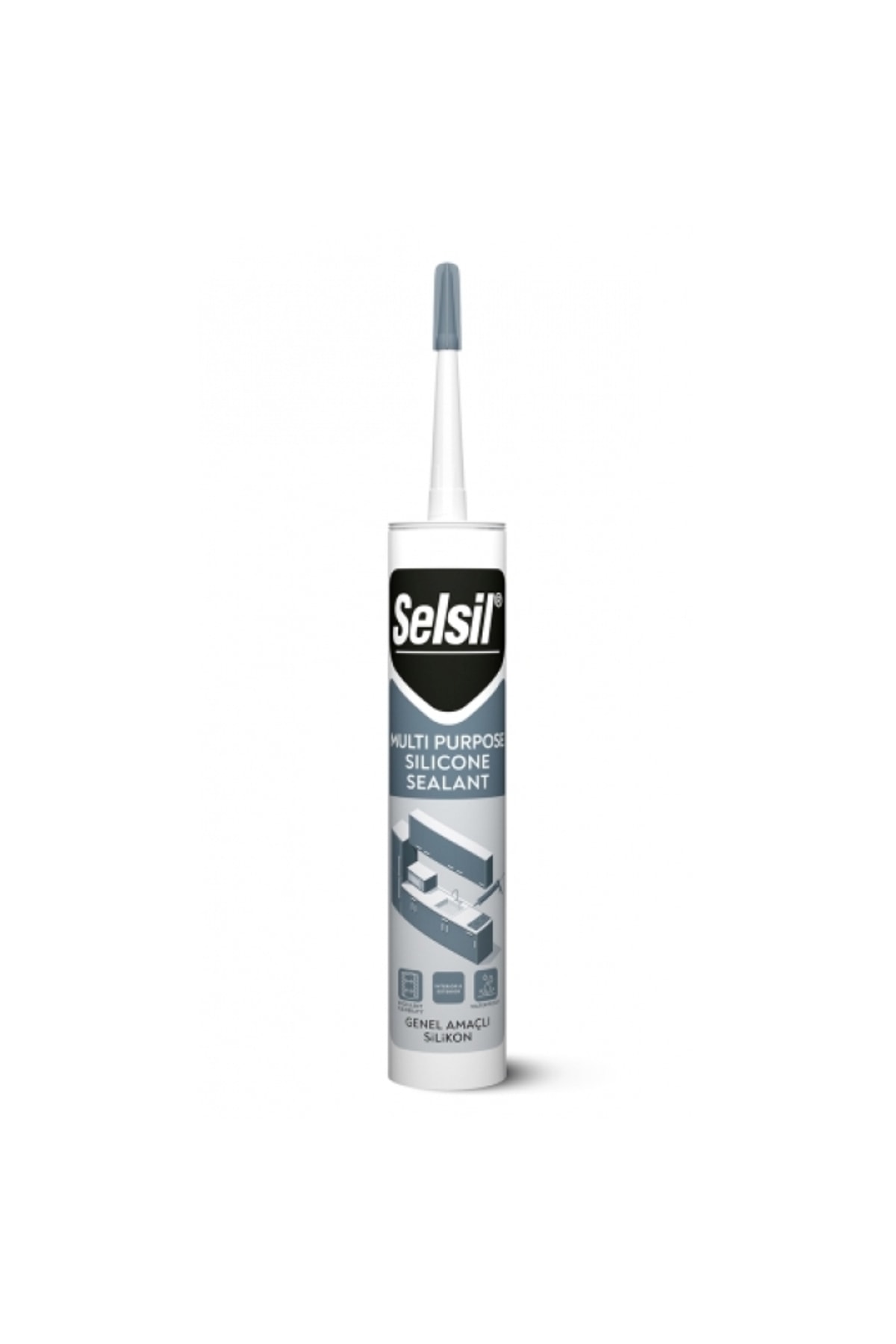 SELSİL Silikon 280 Gram Beyaz