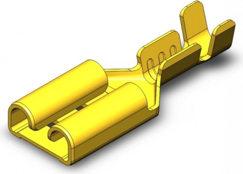 4.8 mm Mini Dişi Fiş - Terminal - Kablo Ucu - 100 Adet