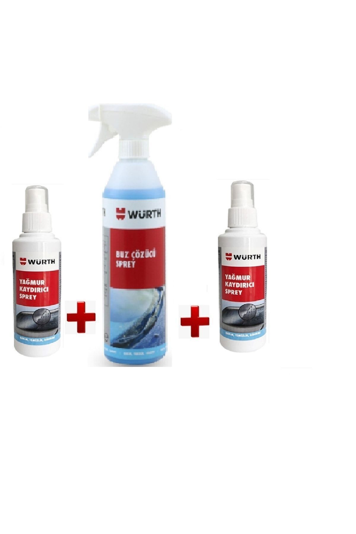Buz Çözücü Sprey 1 Adet & Yağmur Kaydırıcı Sprey 2 Adet