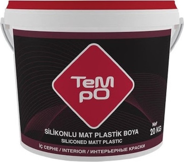 Silikonlu Mat Plastik Iç Cephe Duvar Boyası 20 kg Açık Mavi