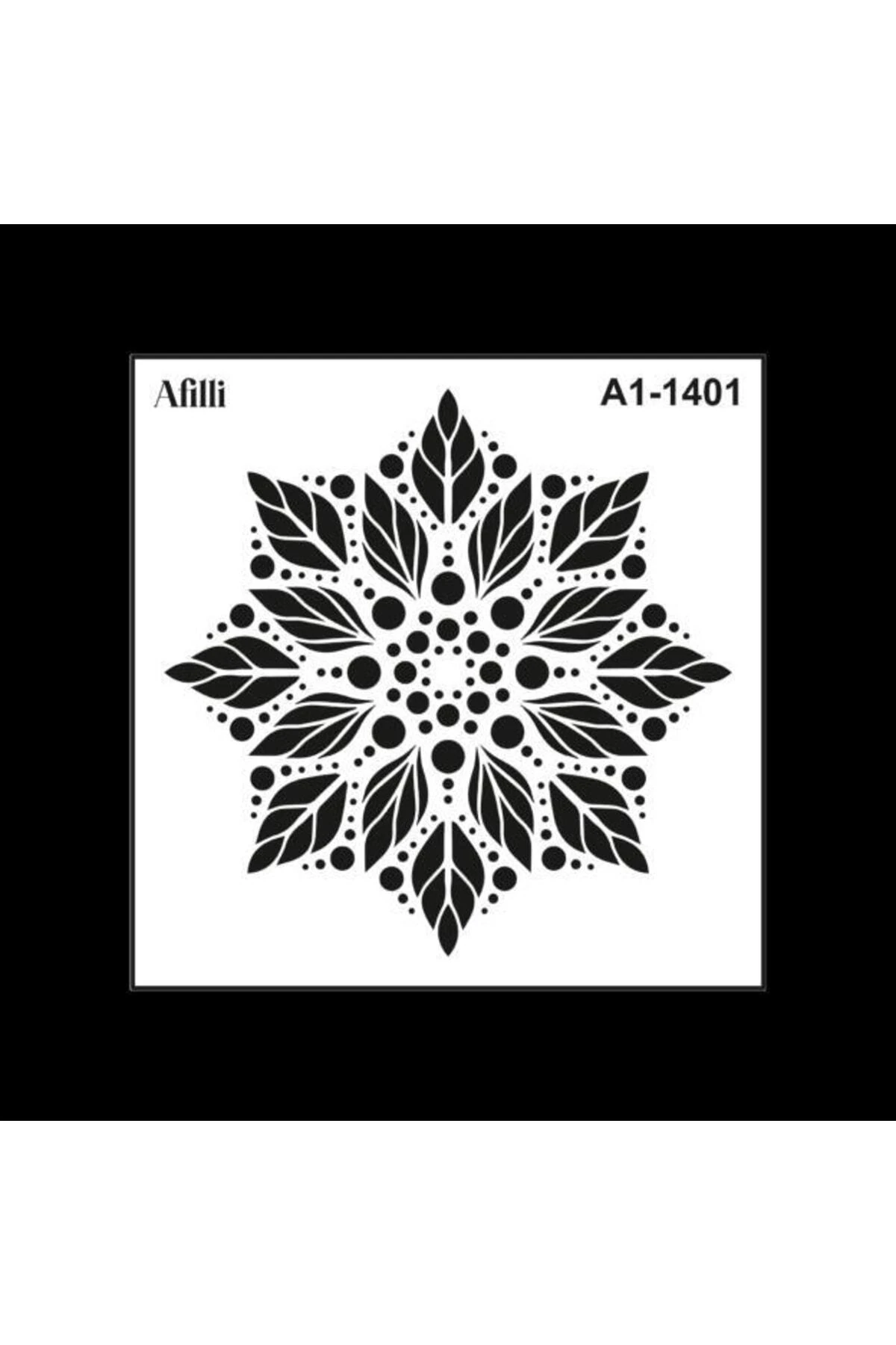 Filli Afilli Stencıl A1-1401 Mandala-1 30*30