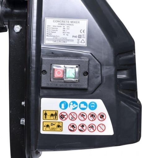HCM600 Betoniyer Harç Karma Makinası 180 Lt