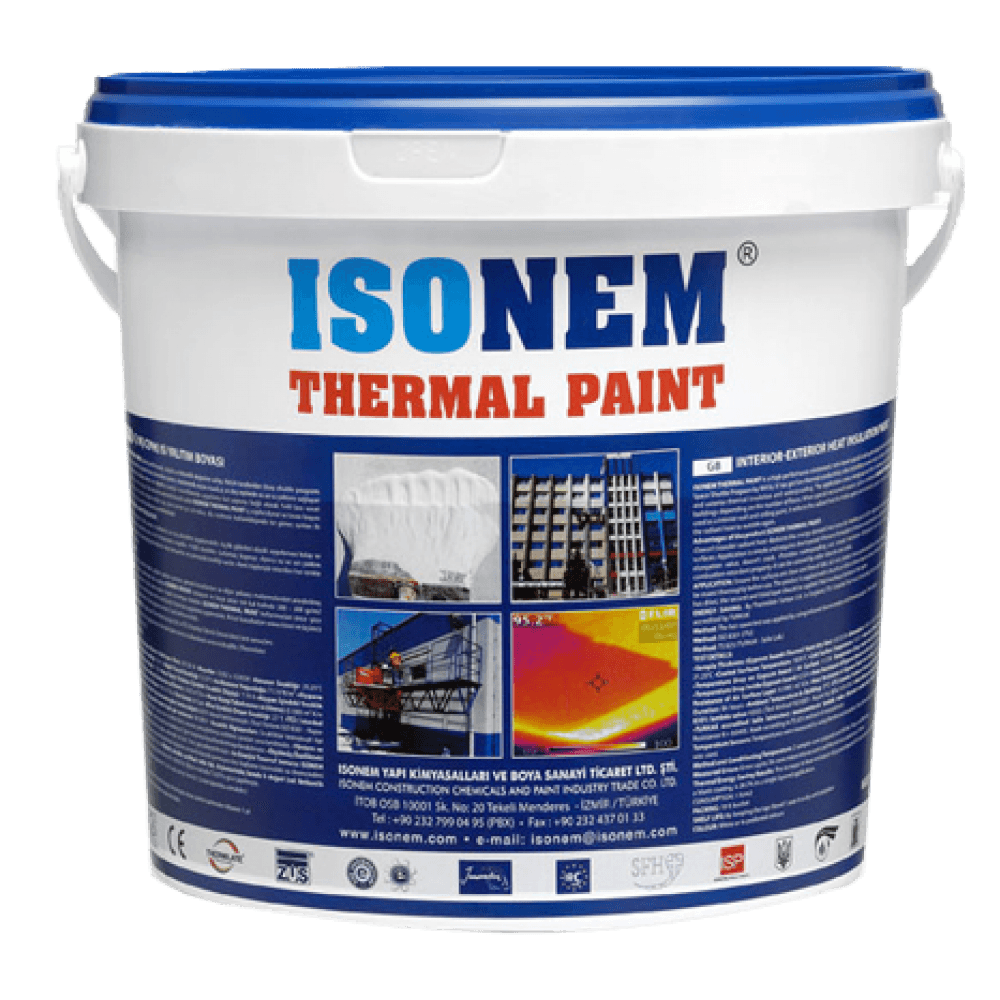 Isonem Thermal Paint Isı Yalıtım Boyası Beyaz 10 Lt