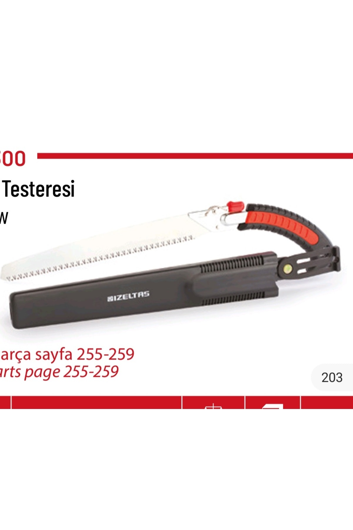Budama Testeresi 300mm
