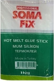 1 kg  Kalın Şeffaf Mum Silikon