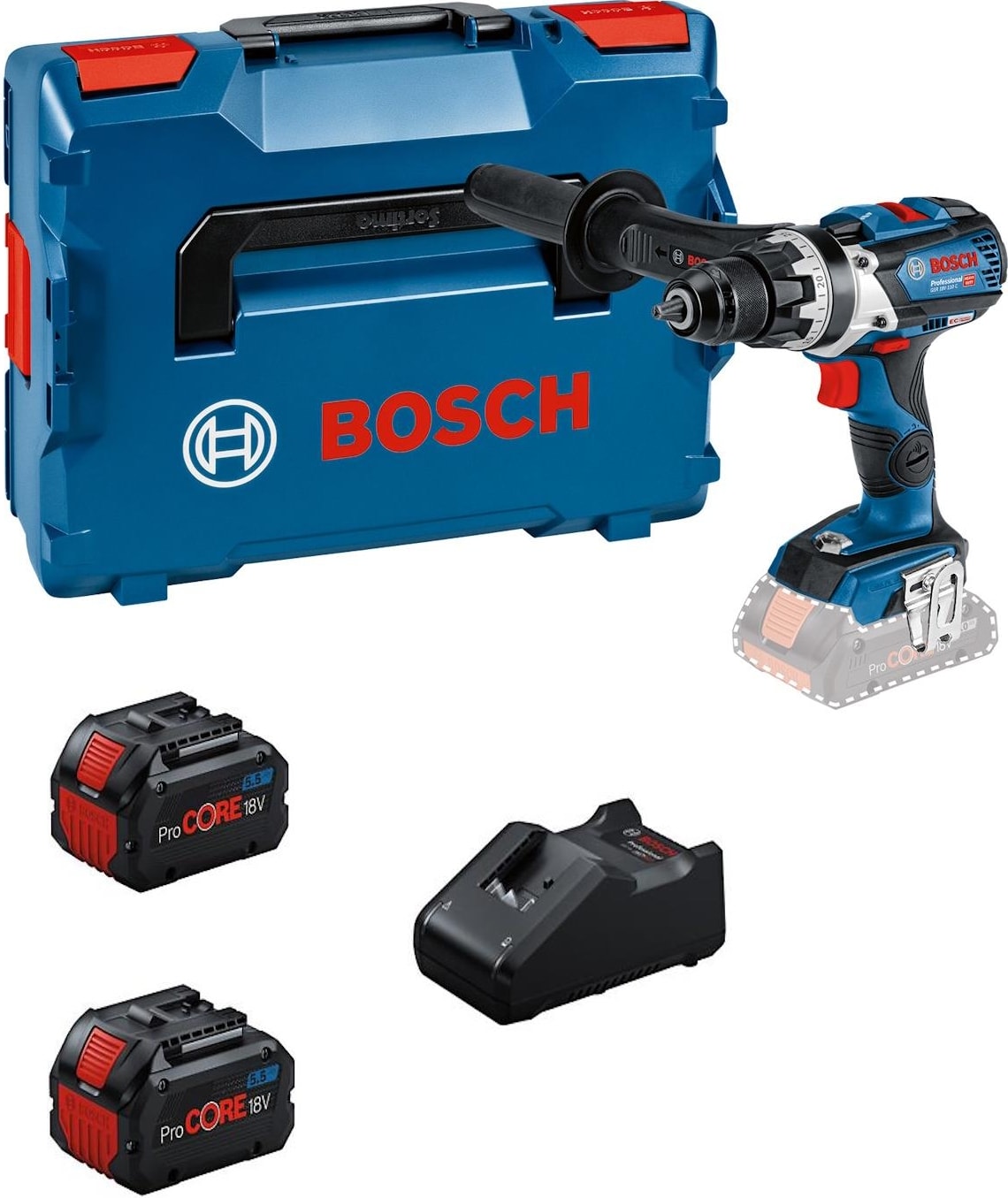 BOSCH Gsr 18V-110 C 2X5,5AH Procore Akülü Delme Vidalama Makinesi
