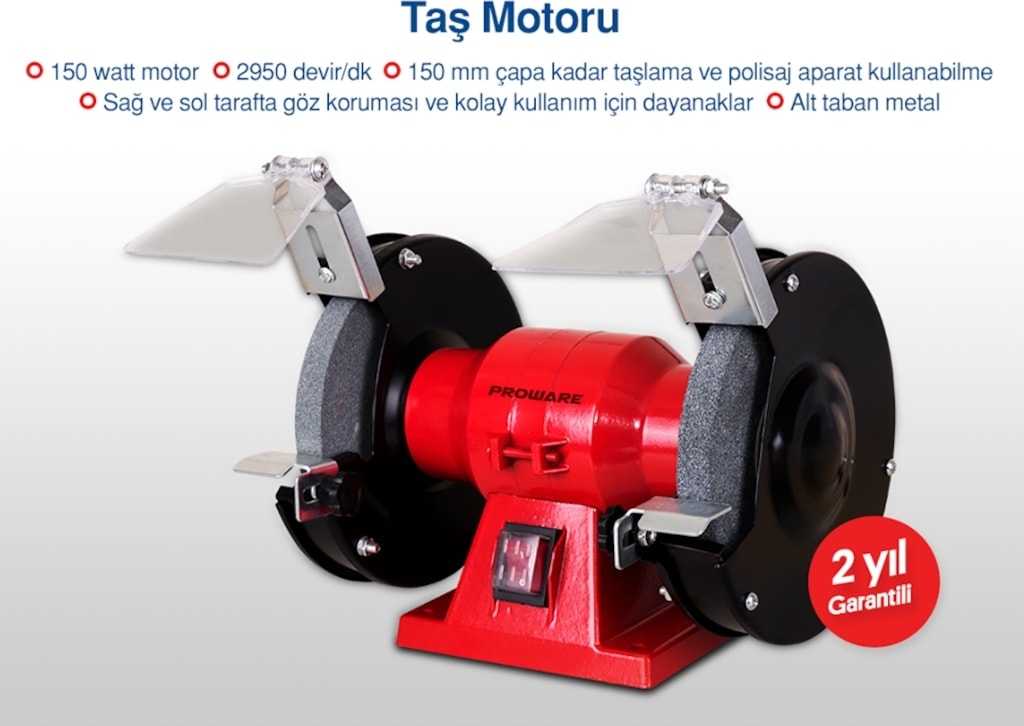 Ikili Taşlama Motoru 150W