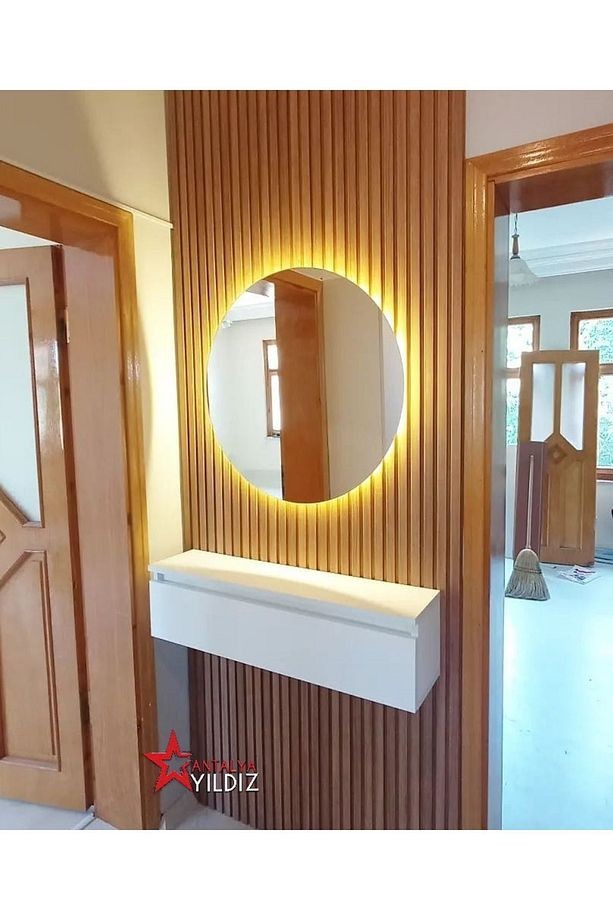 Kargo Bedava Antalya Yıldız Duvar Lambri Profili Lb 3771 Teak