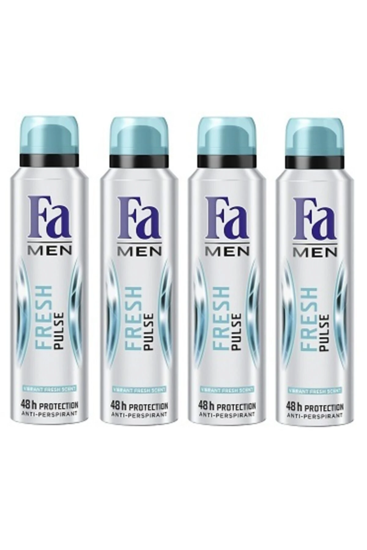 Fa Deo Spray Men Fresh Pulse 150 Ml 4 Adet