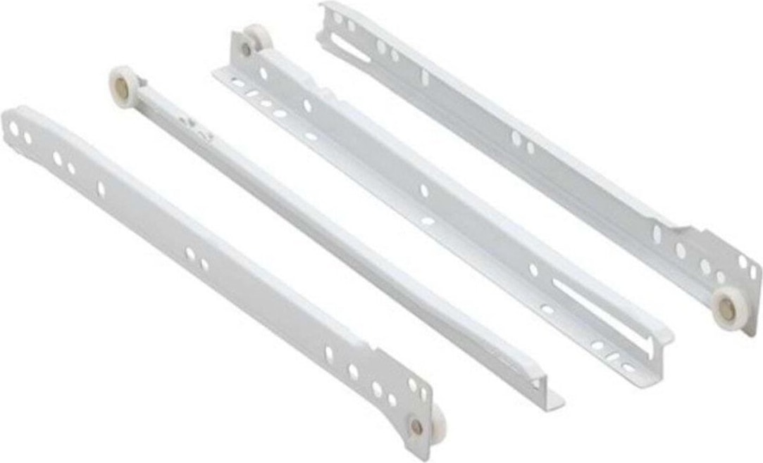 Standart Çekmece Kızağı Dolap Çekmece Rayı Beyaz 40 cm (2 Takım)