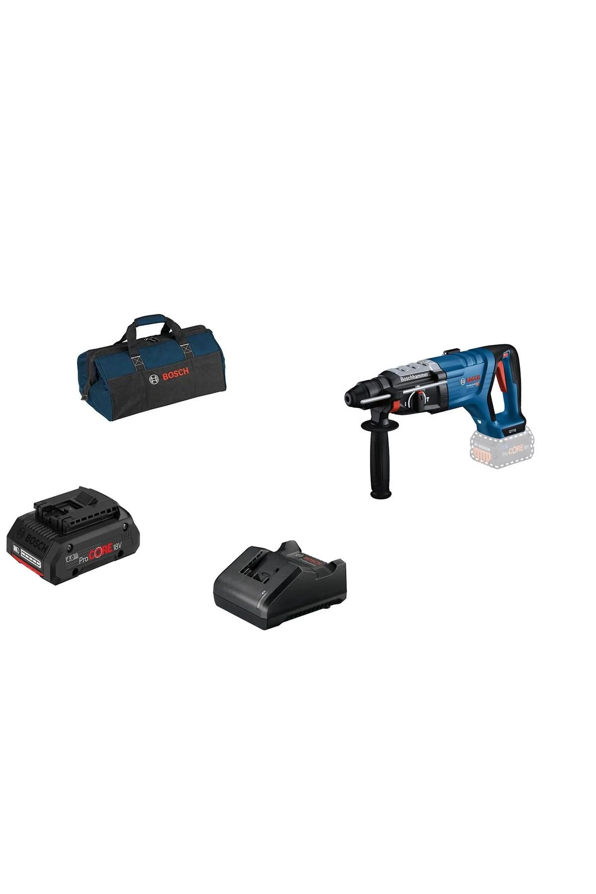 GBH 18V-28 D Procore 1x4.0Ah Tek Akülü Kırıcı Delici