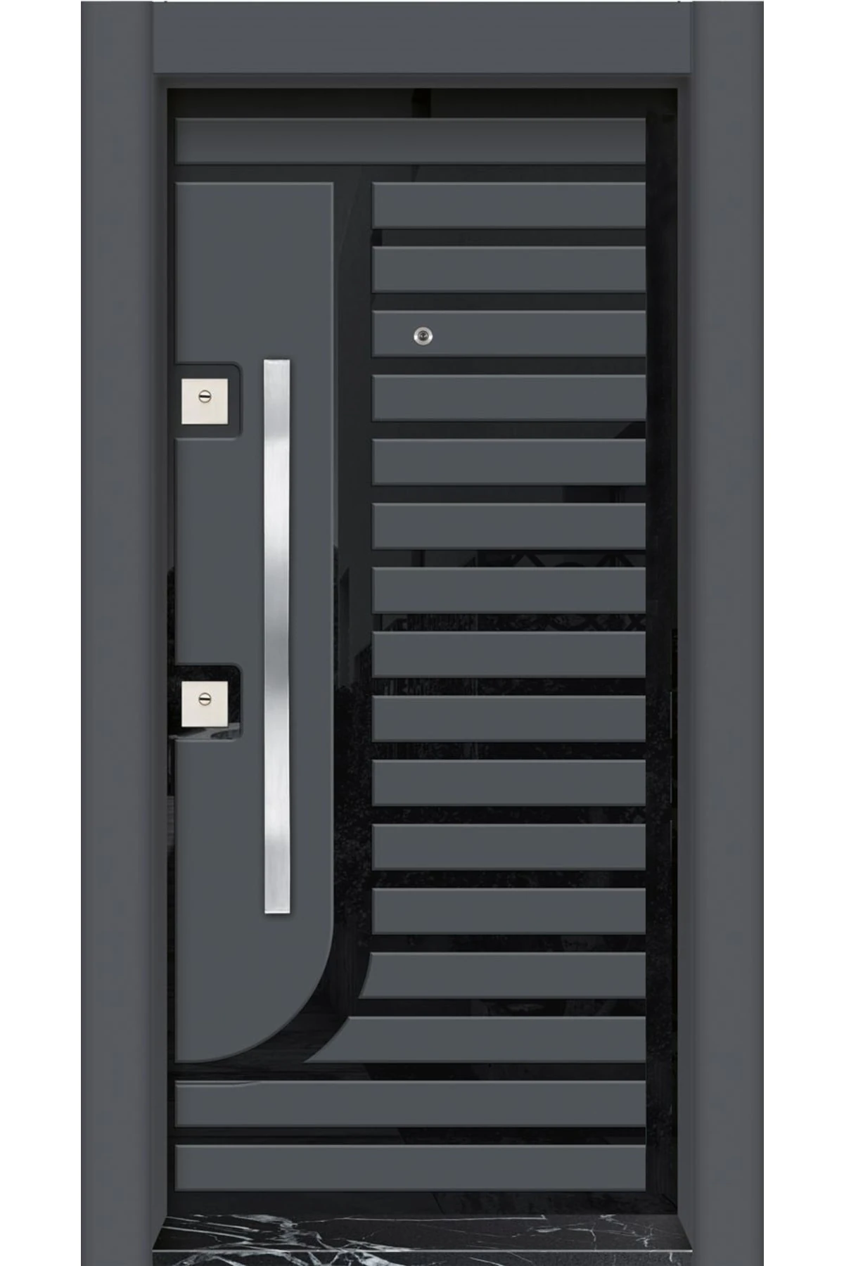 Daire Giriş Kapısı, Çelik Kapı, Mn-1009sağ Antrasit