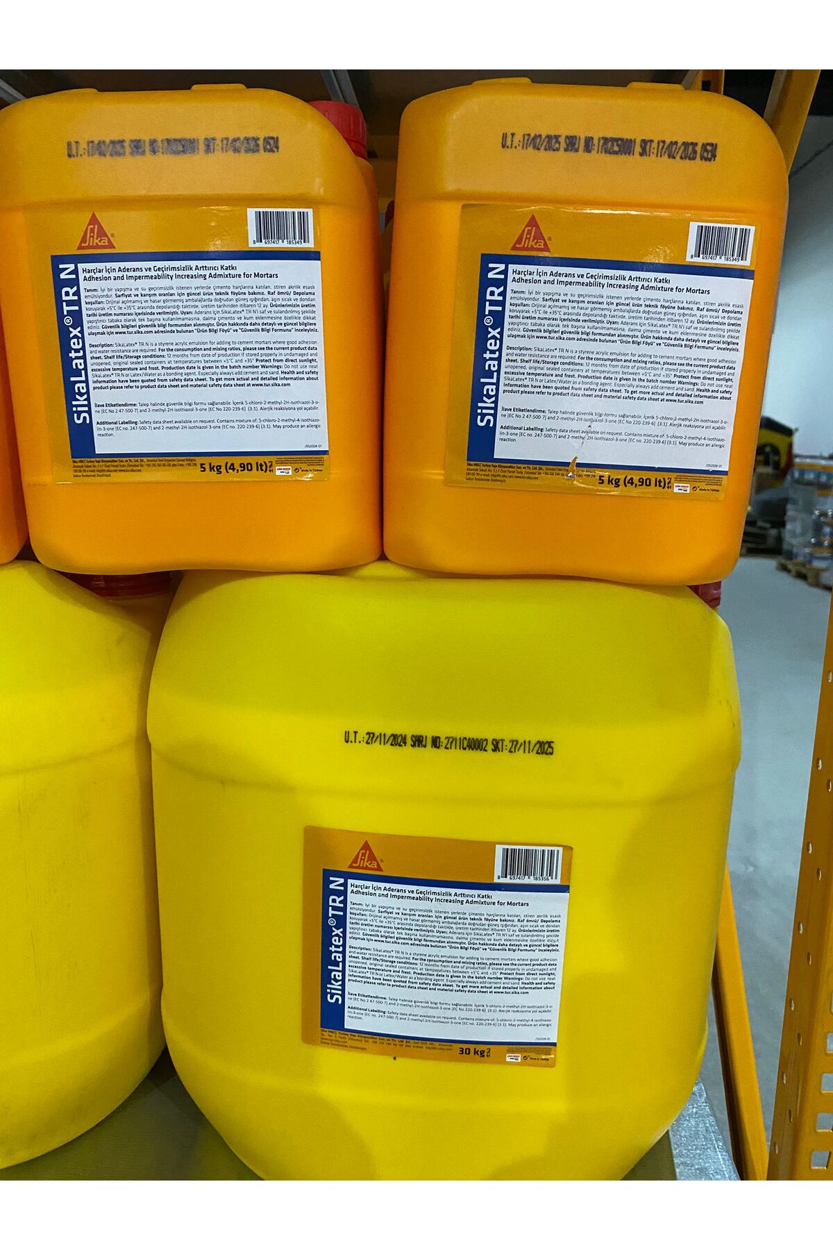 Sika Latex Harçlar İçin Aderans ve Geçirimsizlik Arttırıcı Katkı 30KG