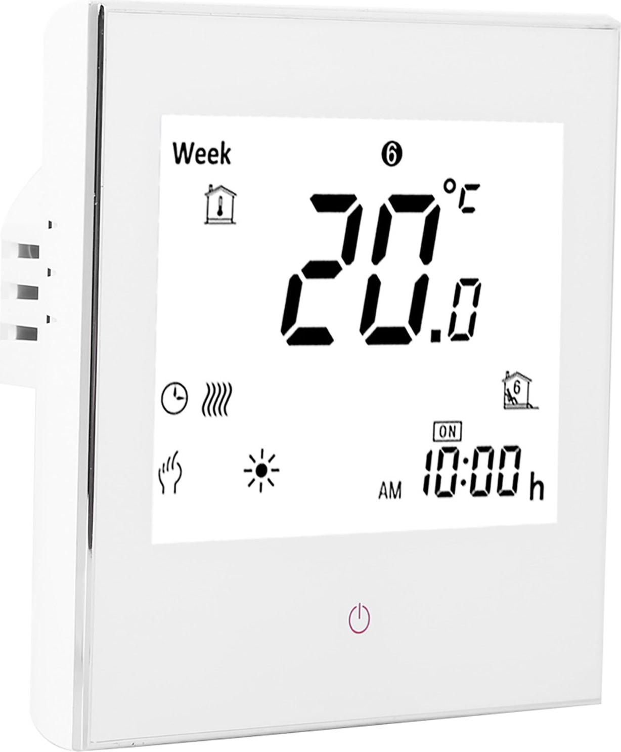 Isıtma Oda Termostatı Haftalık Programlanabilir LCD Ekran Dokunmatik Ekran 5A AC110‑230V (Yurt Dışından)