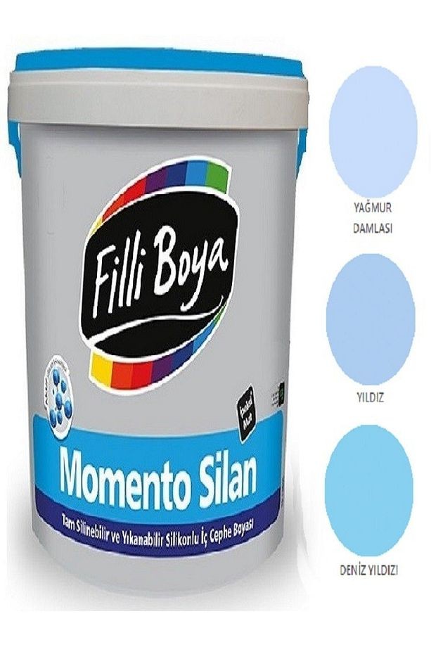 Momento Silan Tam Silinebilir Yıkanabilir Silikonlu Ipek Mat Boya 2,5lt (yıldız)