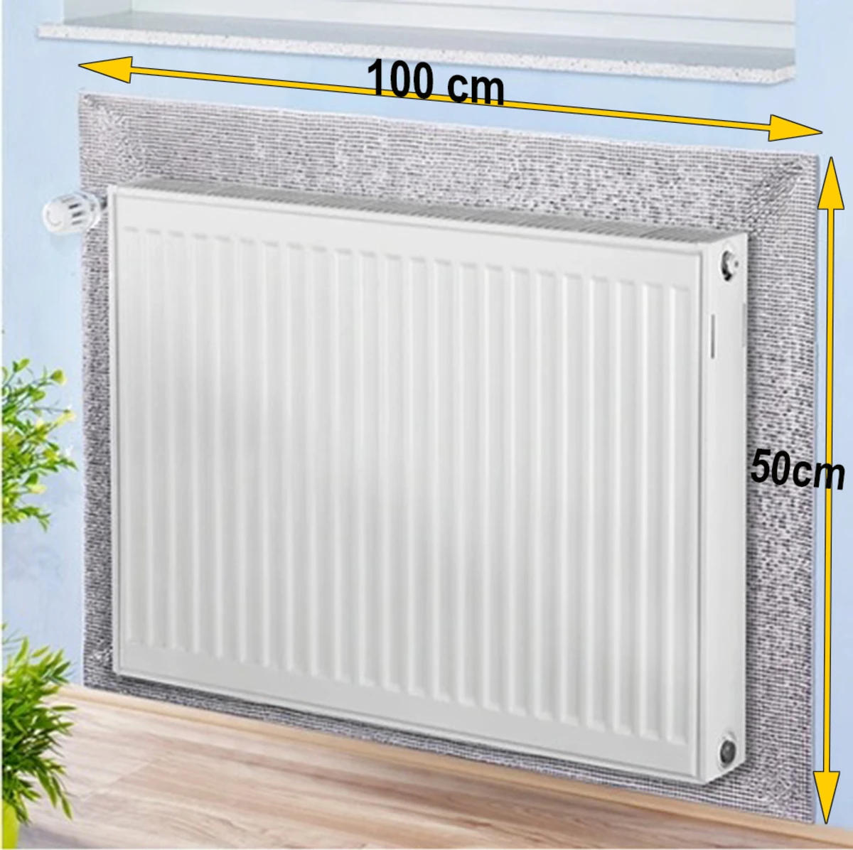 4 Adet Isı Yalıtım Levhası 3 mm Petek Arkası Radyatör Kalorifer Arkalığı Izolasyon Plaka