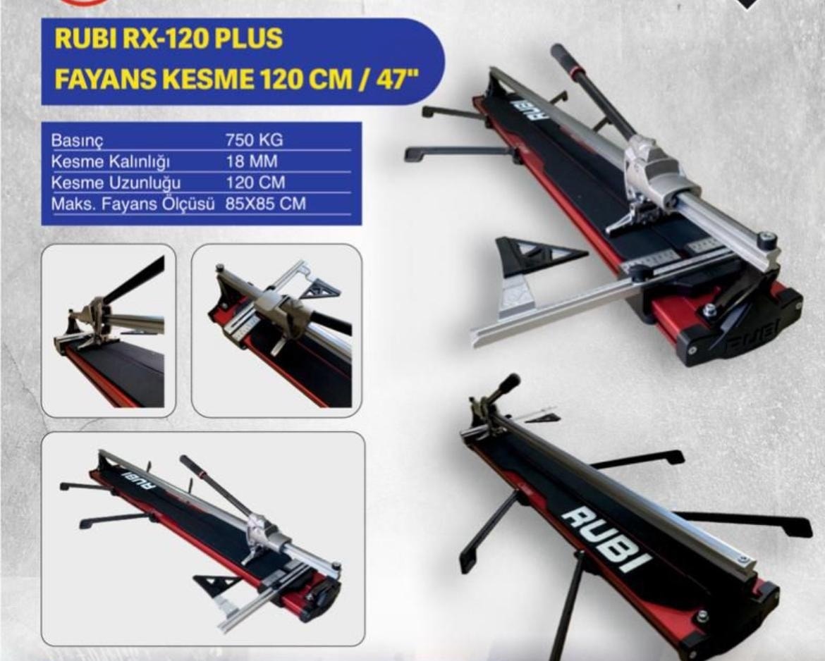 Rx 1200 Seramik Kesme Makinası 120 cm Yeni Model