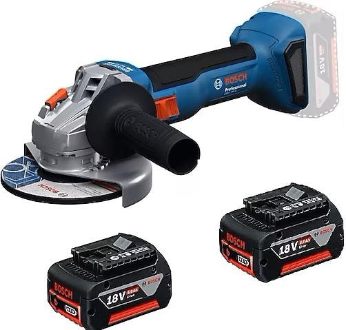 BOSCH Professional GWS 18V-8 4ah Çift Akülü Taşlama Makinesi - 06019N9020